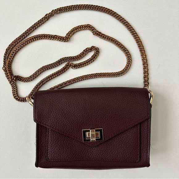 Women’s Faux Leather Turn Lock Crossbody - Picture 3 of 16